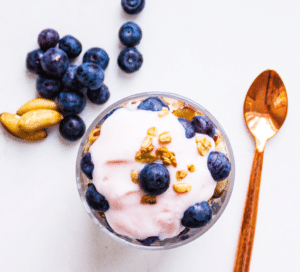 Live and Love Nutrition Blueberry Yogurt Parfait Recipe