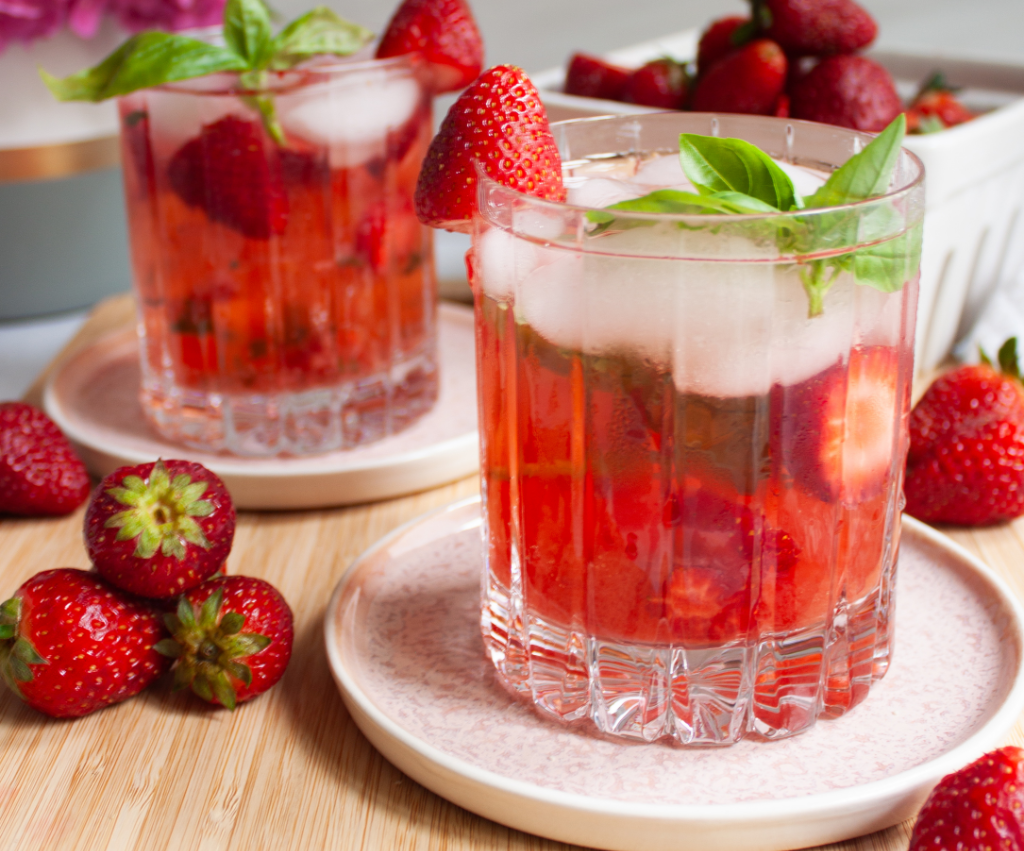 Strawberry Basil Refresher