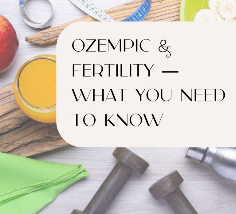 Ozempic diet and Fertility