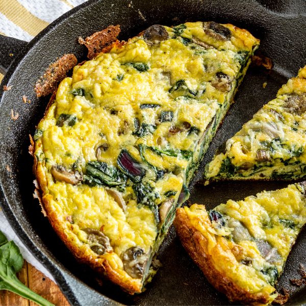 Egg and Spinach Breakfast Bake