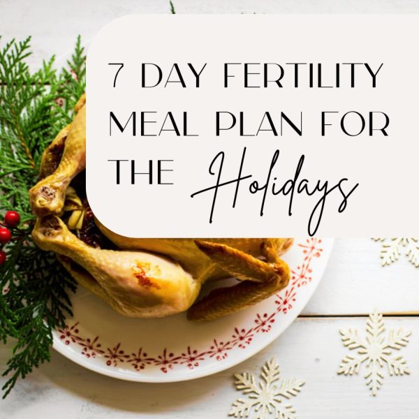 7 day fertility meal plan for the Holidays