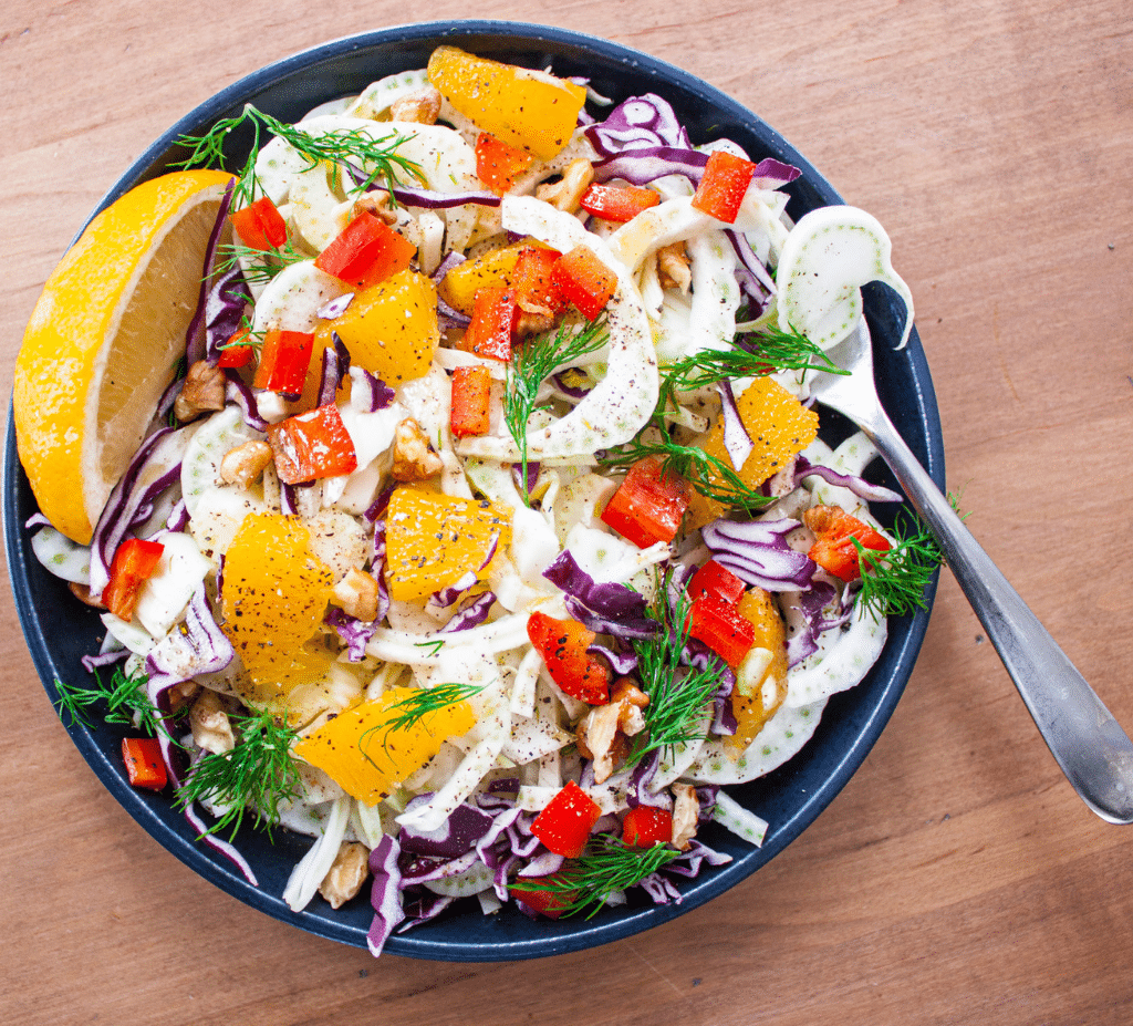 Live and Love Nutrition Fennel Orange Salad Recipe
