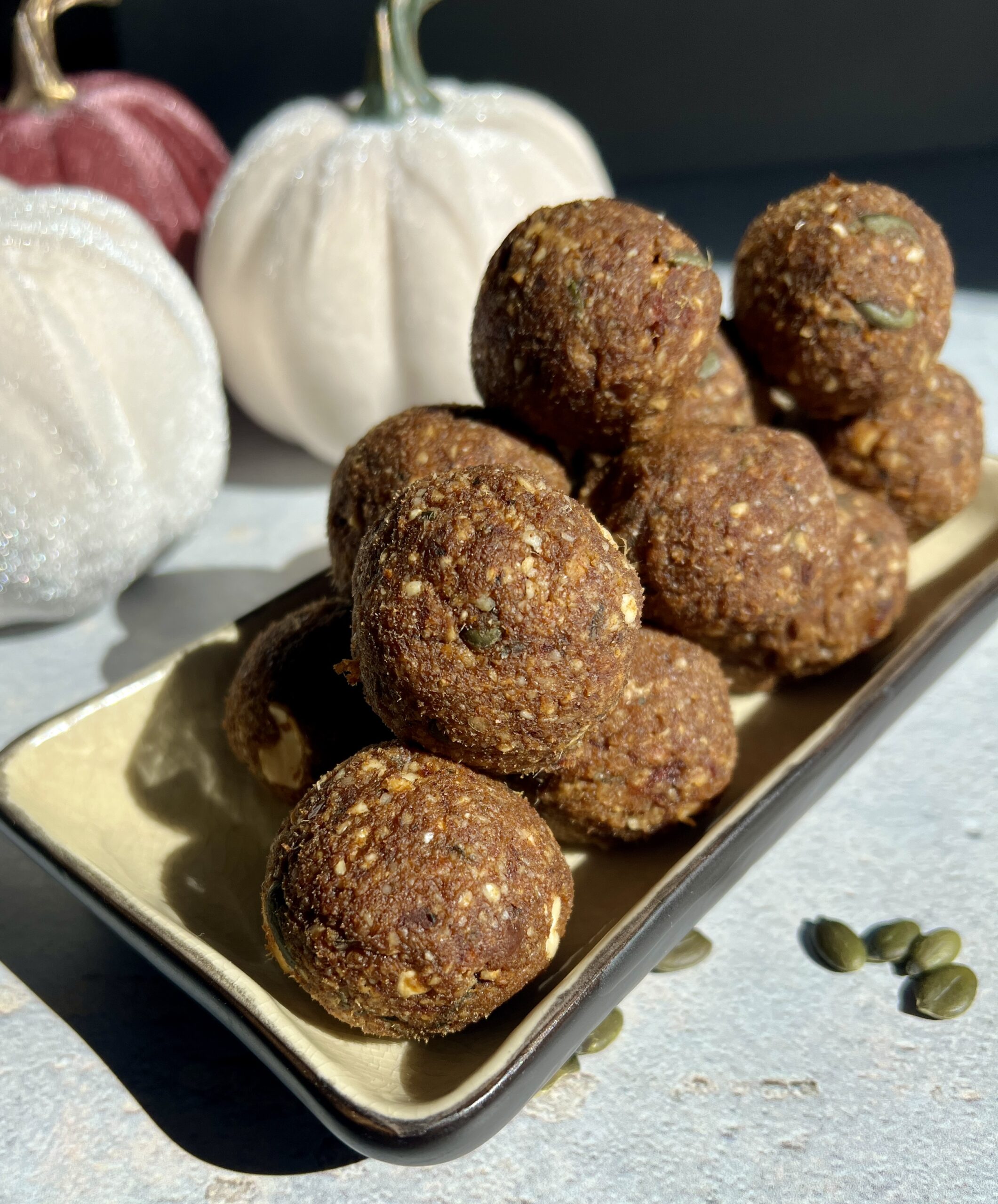 Pumpkin Oat Latte Energy balls