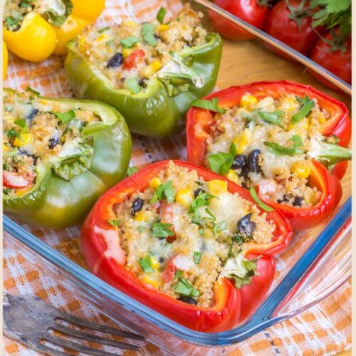Protein Packed Stuffed Pepper